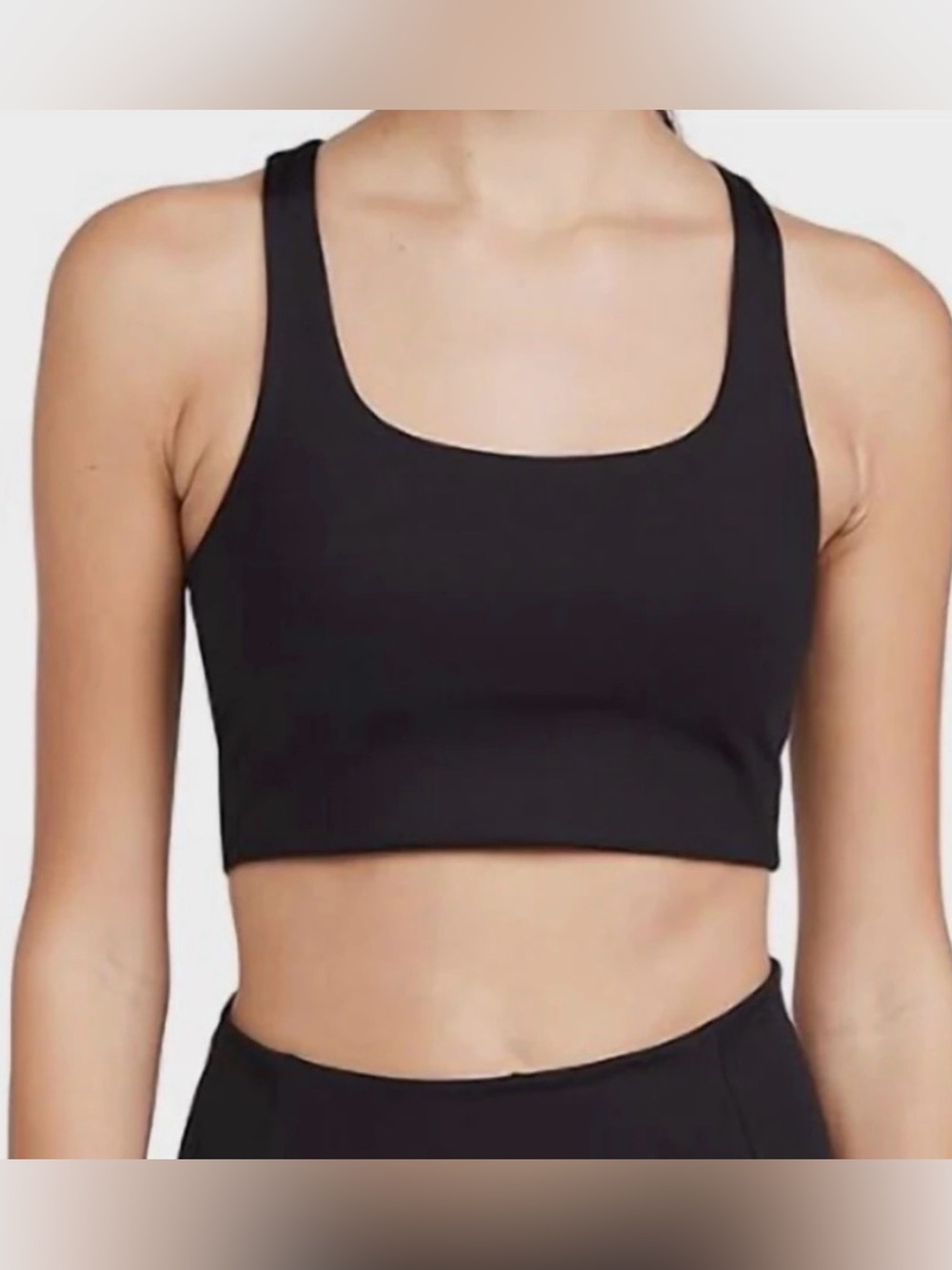 Girlfriend Collective Black Paloma Racerback Bra